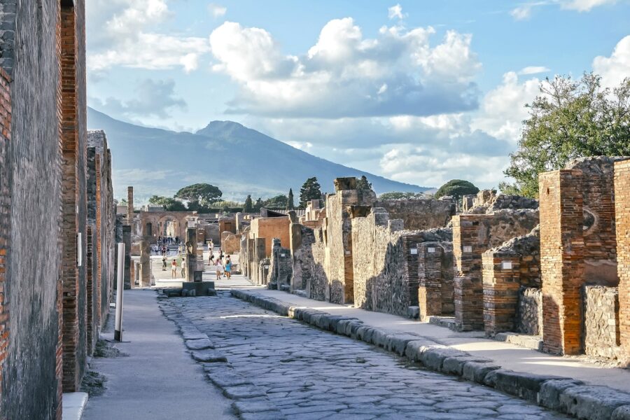 Pompeii Vesuvius well preserved Street. Travel Escapes