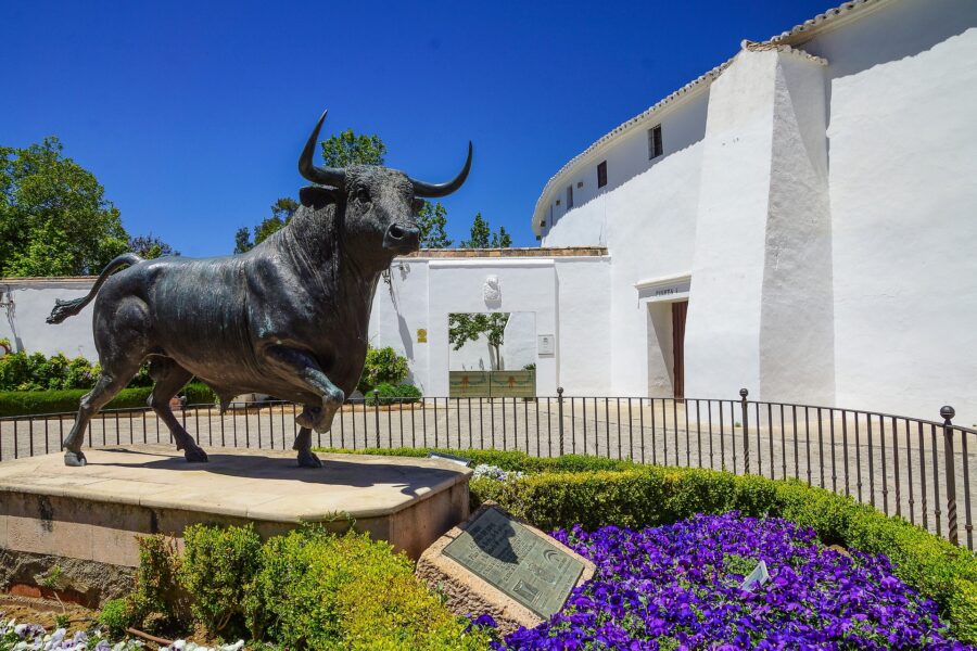 Spain Ronda Andalusia Bull Statue Travel Escapes
