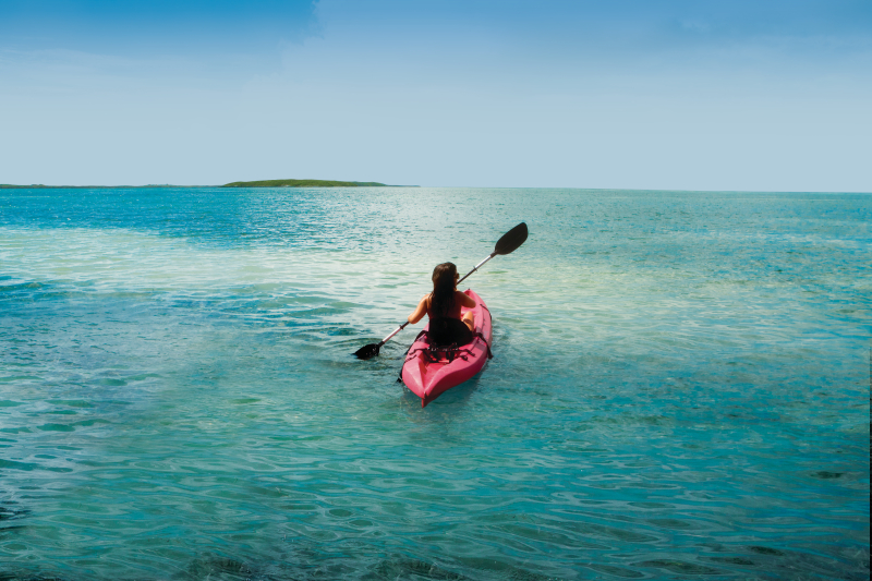 Kayak all alone at sea NCL