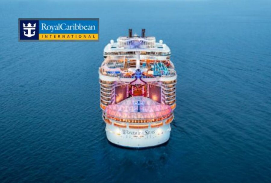 Complete Cruise Search Wonder of the Seas Royal Caribbean. Image by drone Travel Escapes